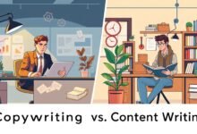 copywriting vs content writing