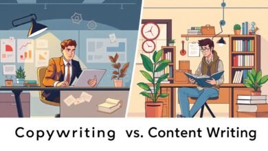 copywriting vs content writing